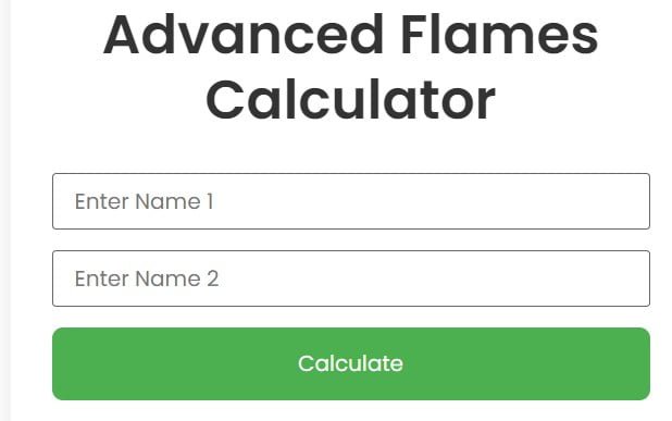 Flames Calculator