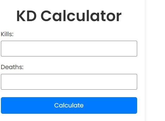 Kd Calculator