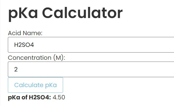 Pka Calculator